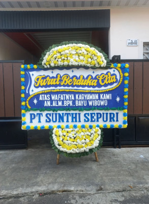 Papan Bunga Duka di Bendan Dhuwur